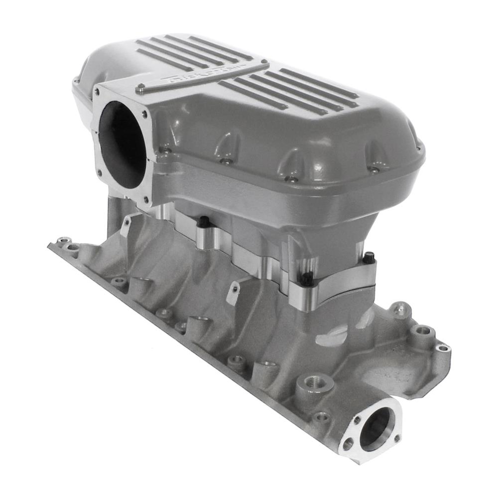 1986-95 Mustang Trick Flow Box-R-Series Intake Manifold  - Silver 5.0
