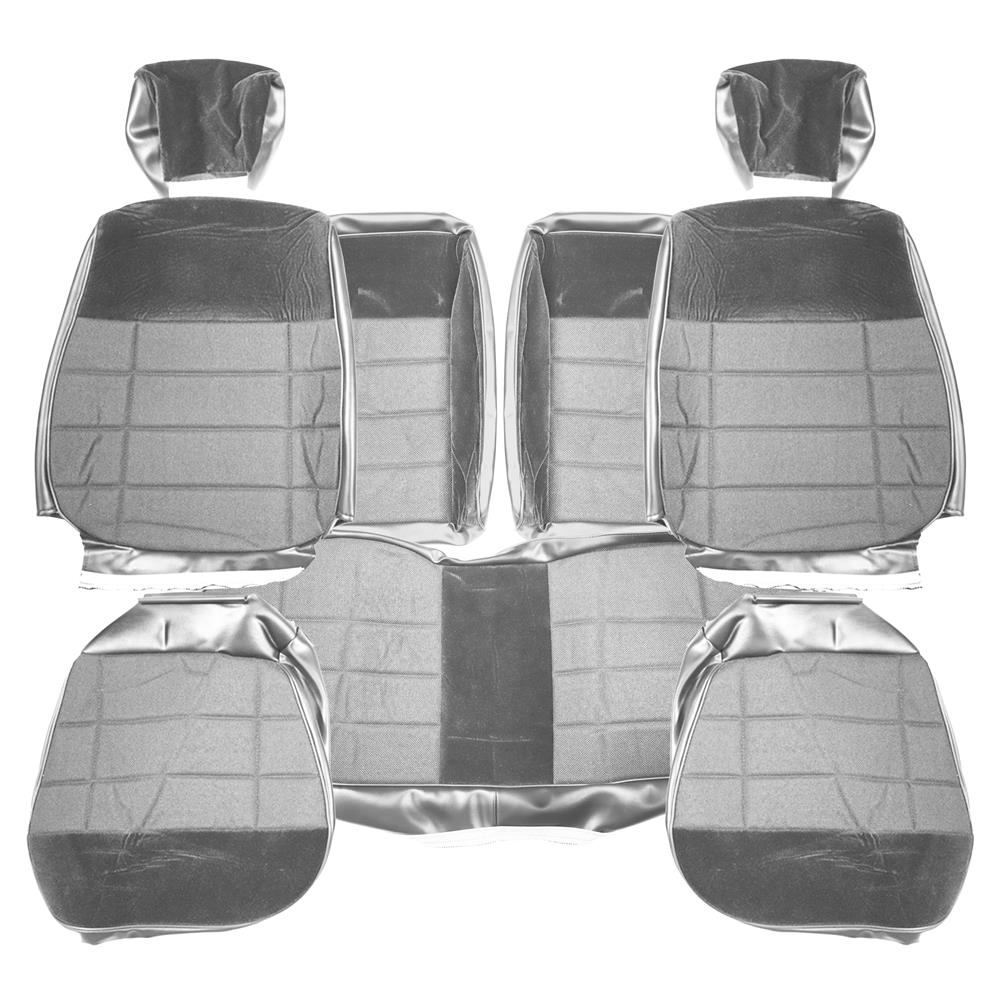 1993 Mustang Acme Standard Seat Upholstery - Cloth  - Opal Gray Hatchback