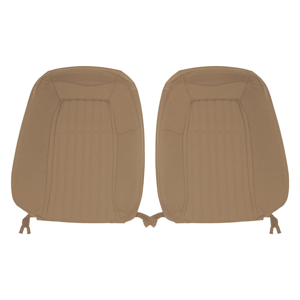 1987-89 Mustang Acme Sport Seat Cloth Upholstery Kit  - Sand Beige Convertible