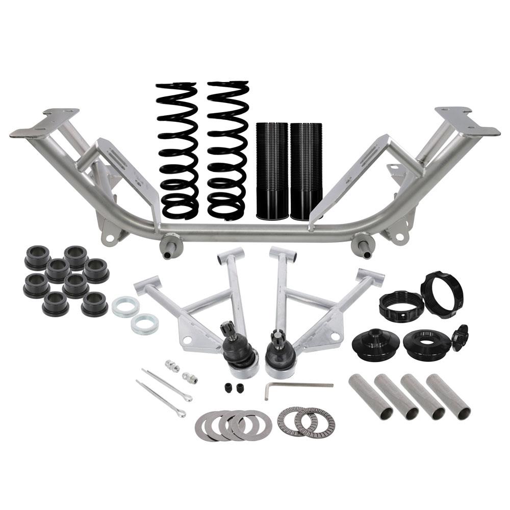 1979-1993 Mustang UPR Chrome Moly K-Member & Coil Over Kit w/ 12" 200lb Springs - Pushrod