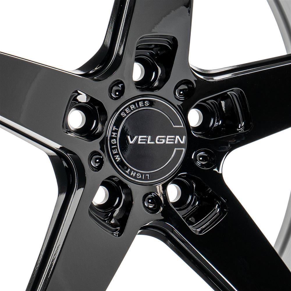 2024-26 Mustang Velgen Classic5 V2 Wheel & MT Tire Kit - 20x10/11  - Gloss Black