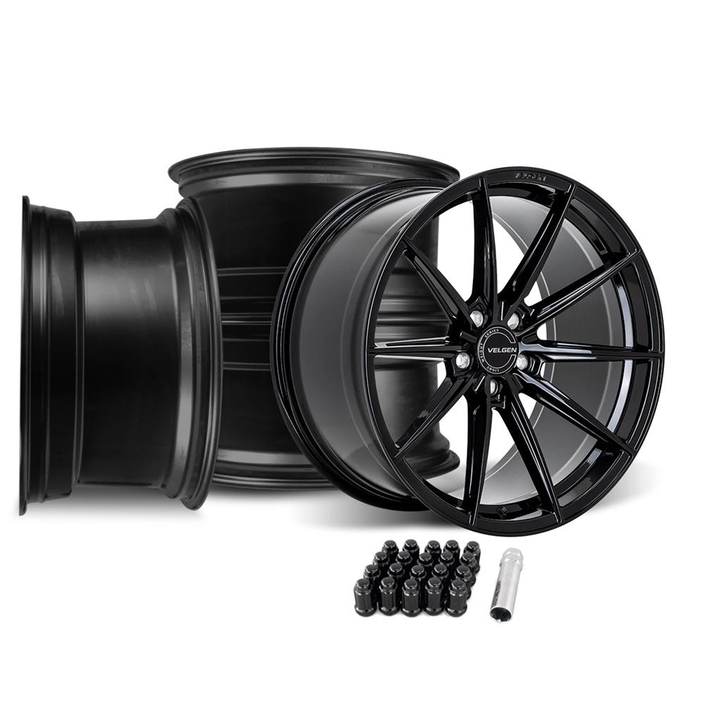 Velgen Mustang VF10 Wheel Kit - 20x10/11 - Gloss Black (15-26)
