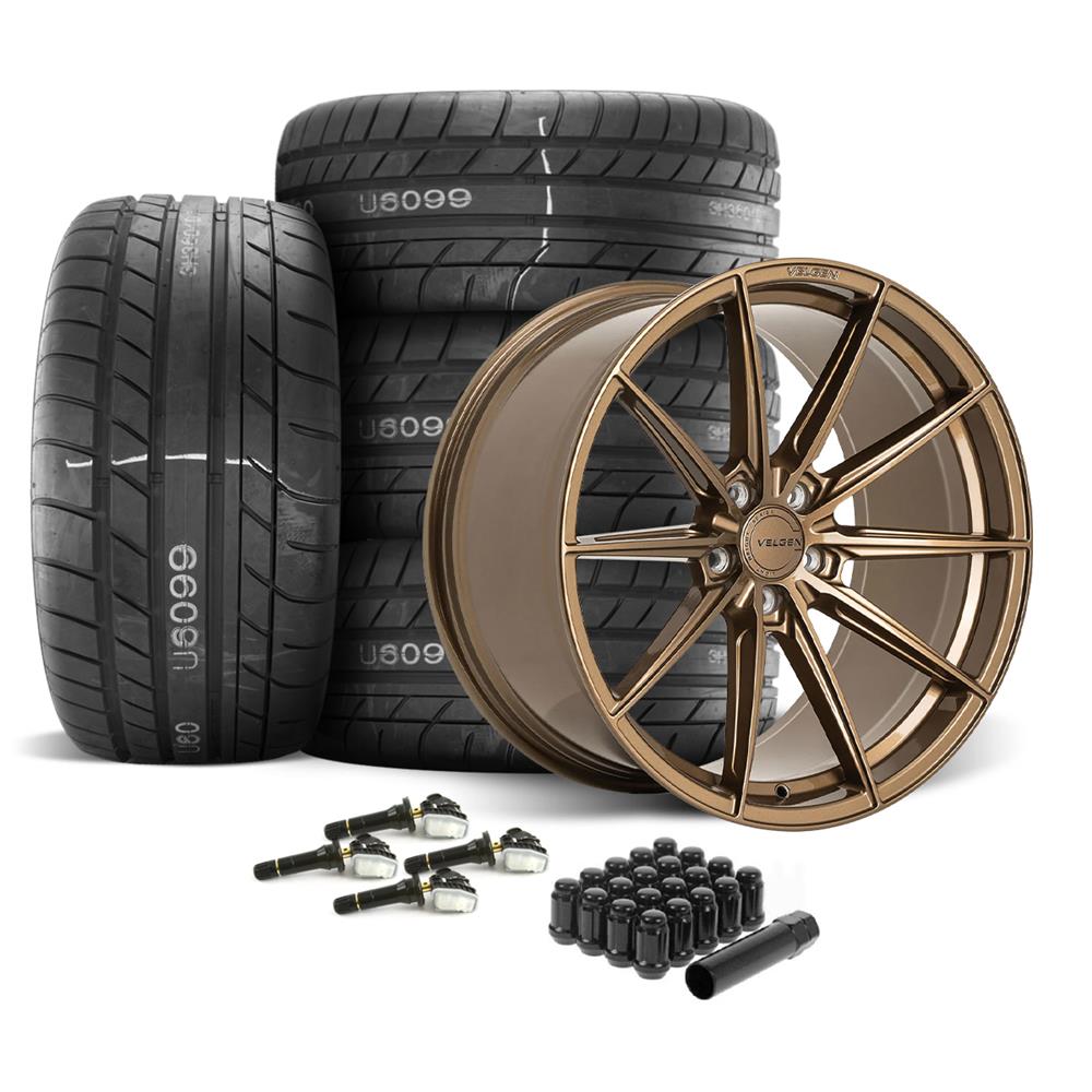 2015-23 Mustang Velgen VF10 Wheel & M/T Tire Kit - 20x10/11  - Bronze