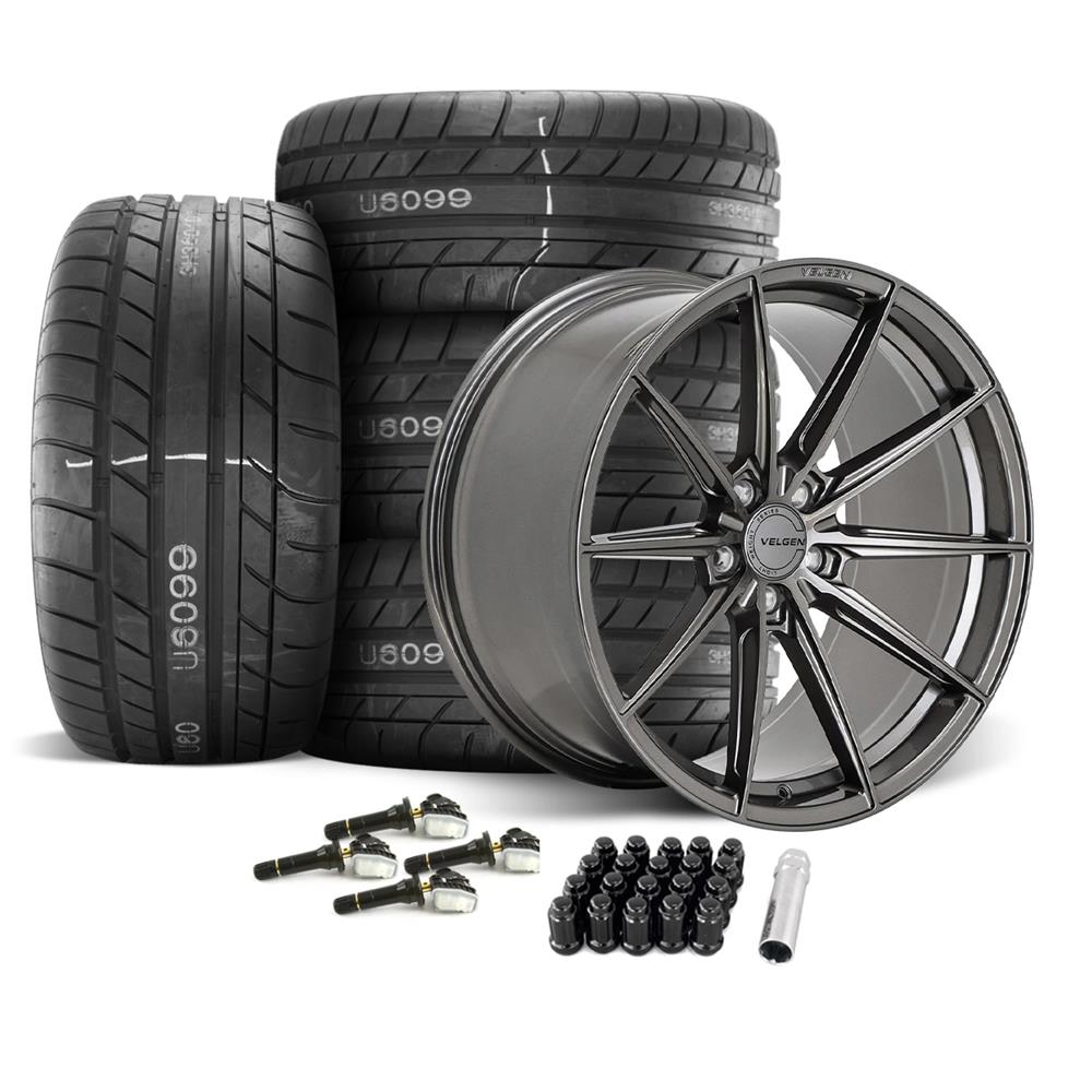 2024-26 Mustang Velgen VF10 Wheel & M/T Tire Kit - 20x10/11  - Gunmetal