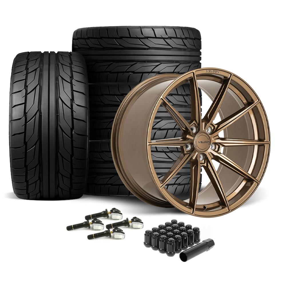 2024-26 Mustang Velgen VF10 Wheel & Nitto Tire Kit - 20x10/11  - Bronze