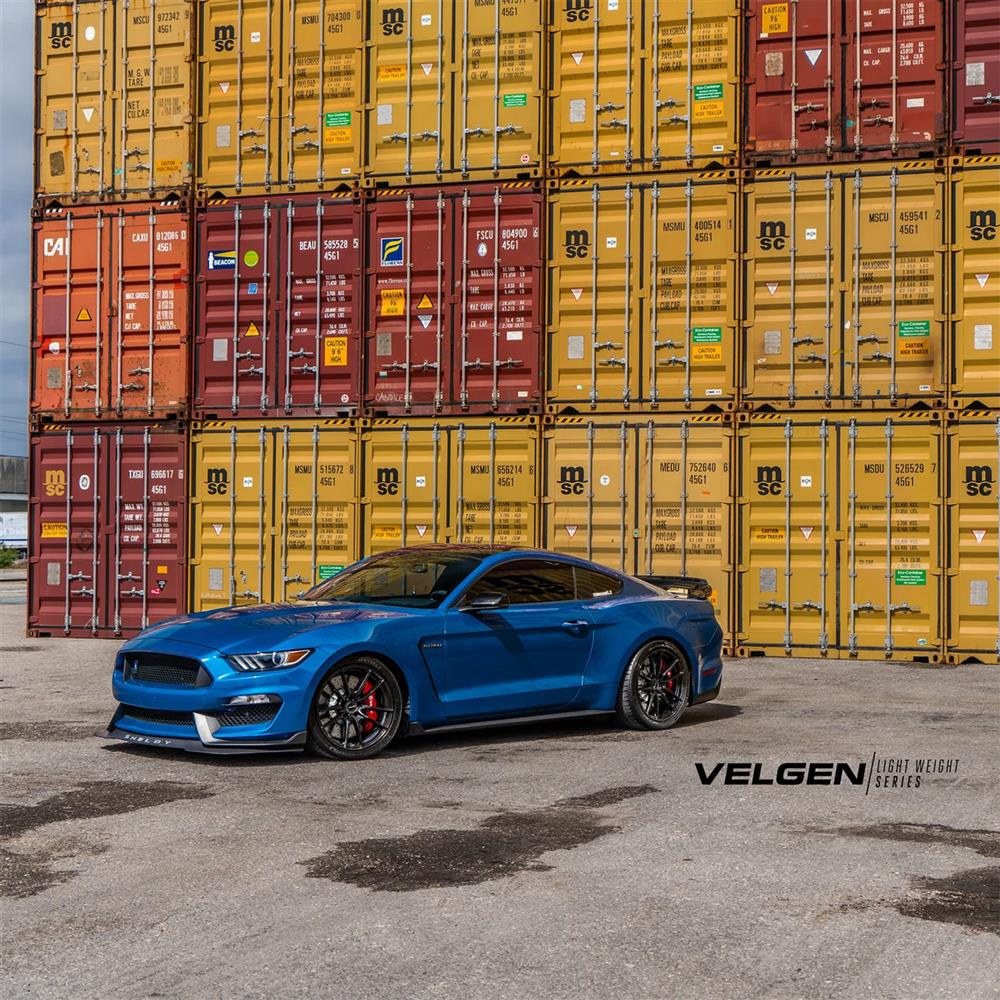 2015-20 Mustang Velgen VF5 Wheel & Nitto Tire Kit - 20x11/11.5  - Gloss Black GT350/R