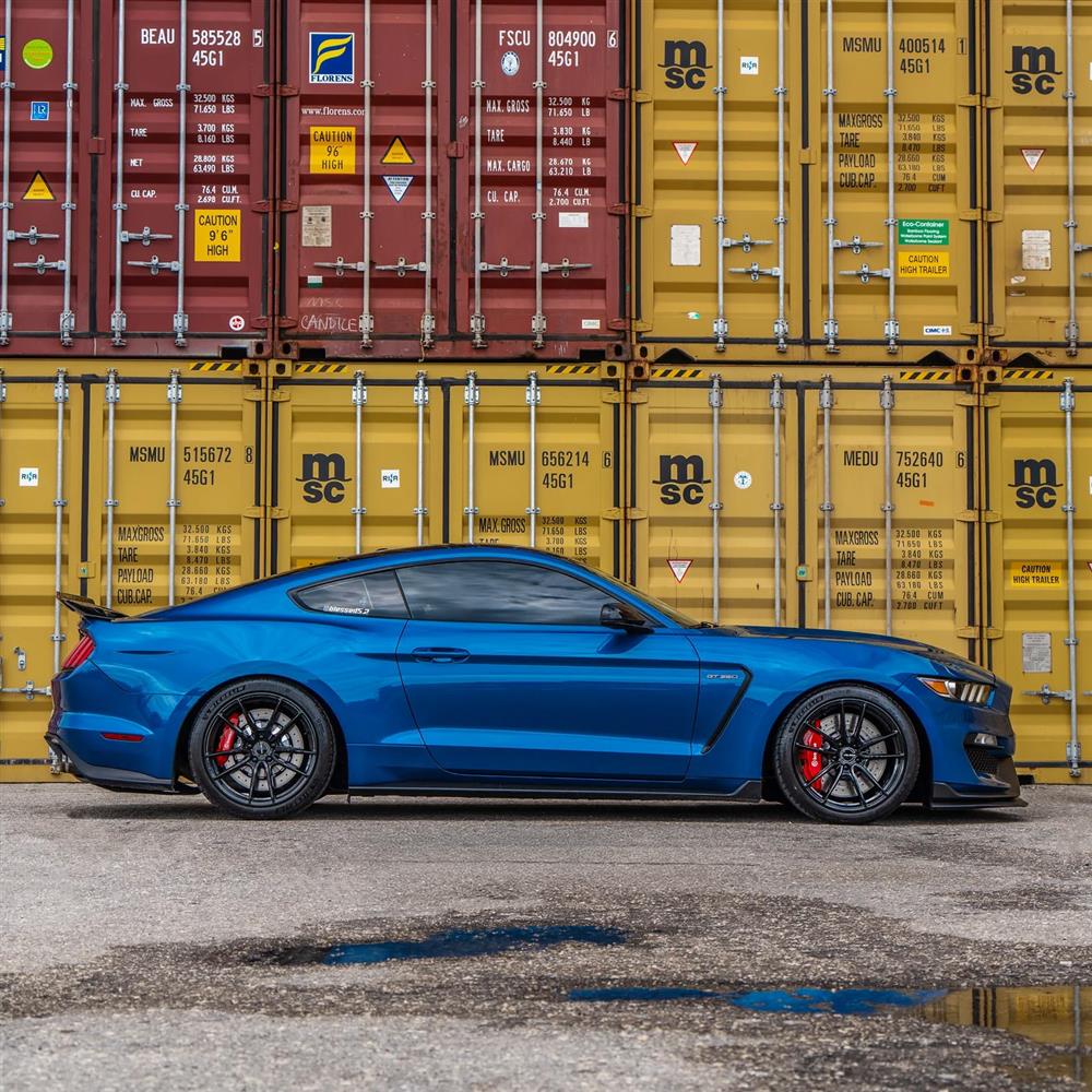 2015-20 Mustang Velgen VF5 Wheel & Nitto Tire Kit - 20x11/11.5  - Gloss Black GT350/R