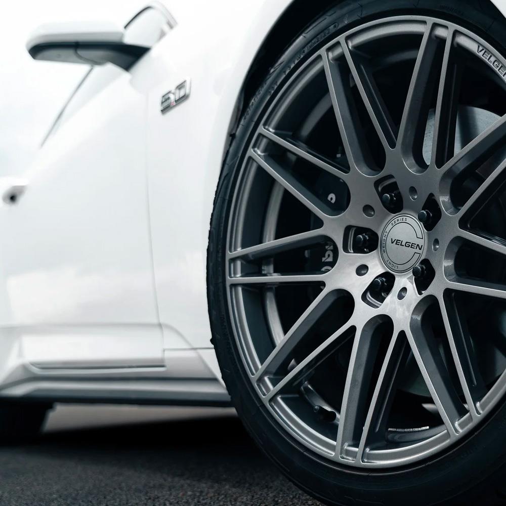 2024-25 Mustang Velgen VF9 Wheel & Nitto Tire Kit - 20x10/11  - Gloss Gunmetal
