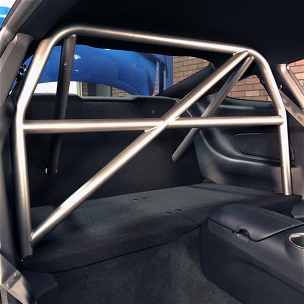 2015-2026 Mustang Watson Racing Rear Seat Delete For 4/6 Point Roll Bar - Black