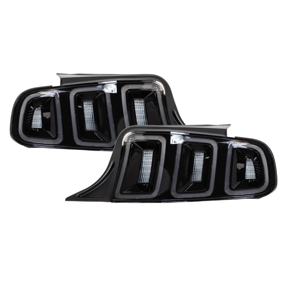 Winjet Mustang Euro Style Tail Lights - Clear (10-14) CTRNG0678-GBC