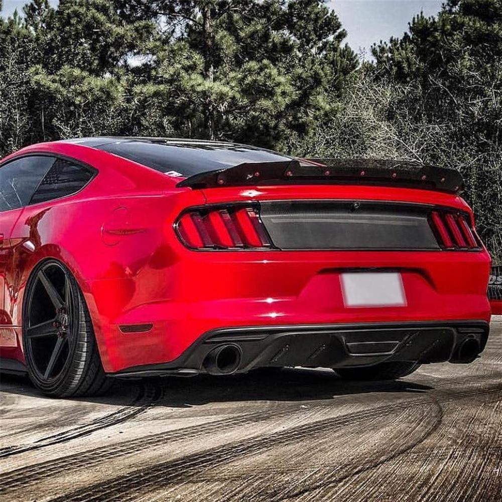 2015-23 Mustang ZL1 Wicker Bill For GT350 Track Pack Spoiler 